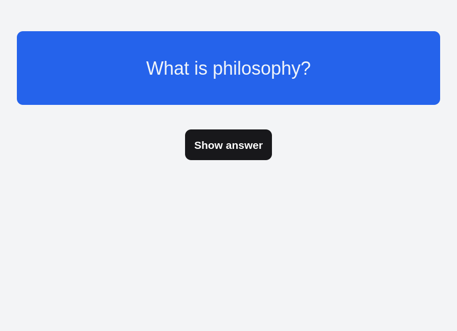 Example Question